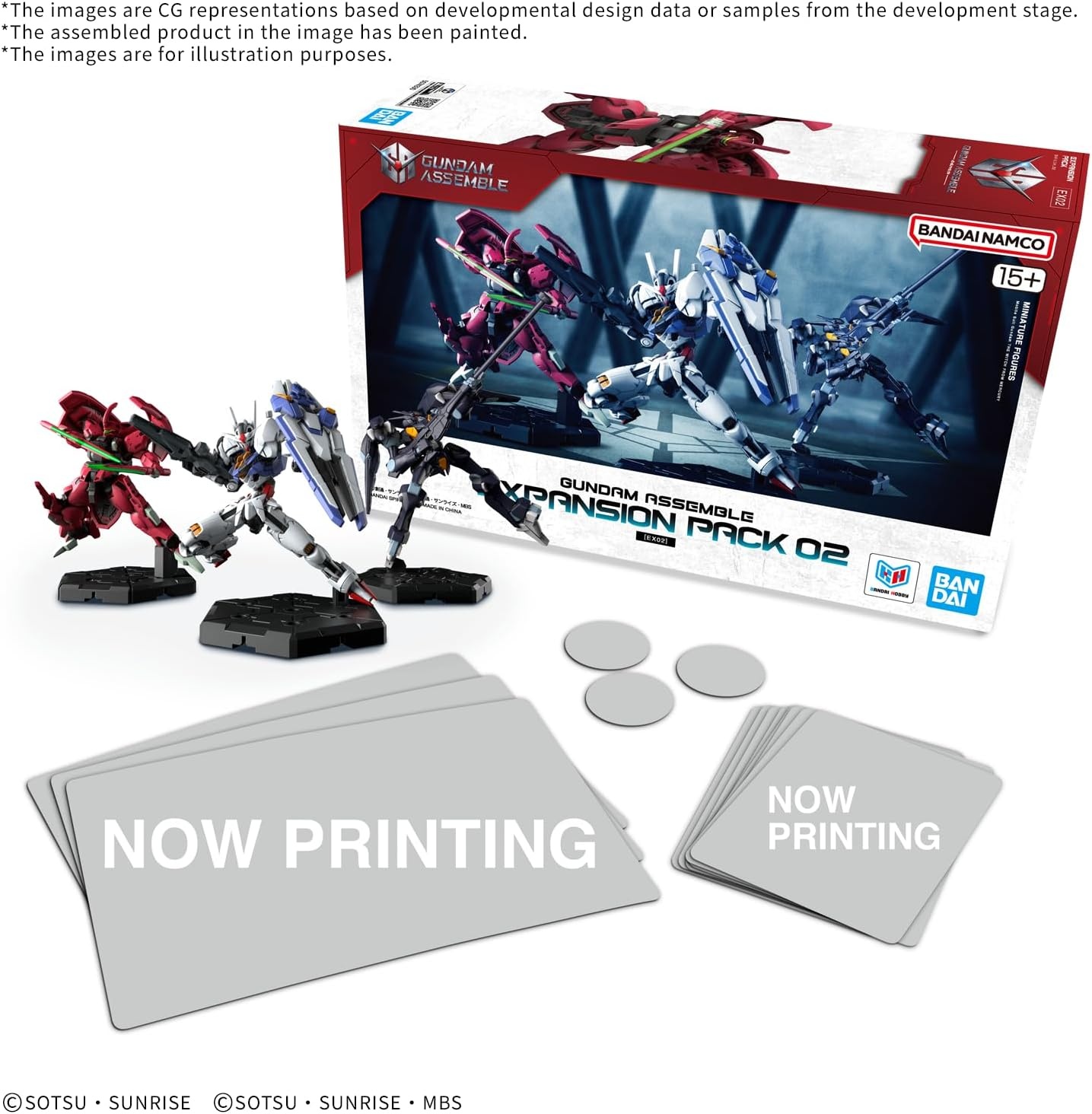 Bandai Hobby – Gundam Assemble Board Game – Expansion Pack 01 [EX01](Expansion Pack 02 [Ex02])