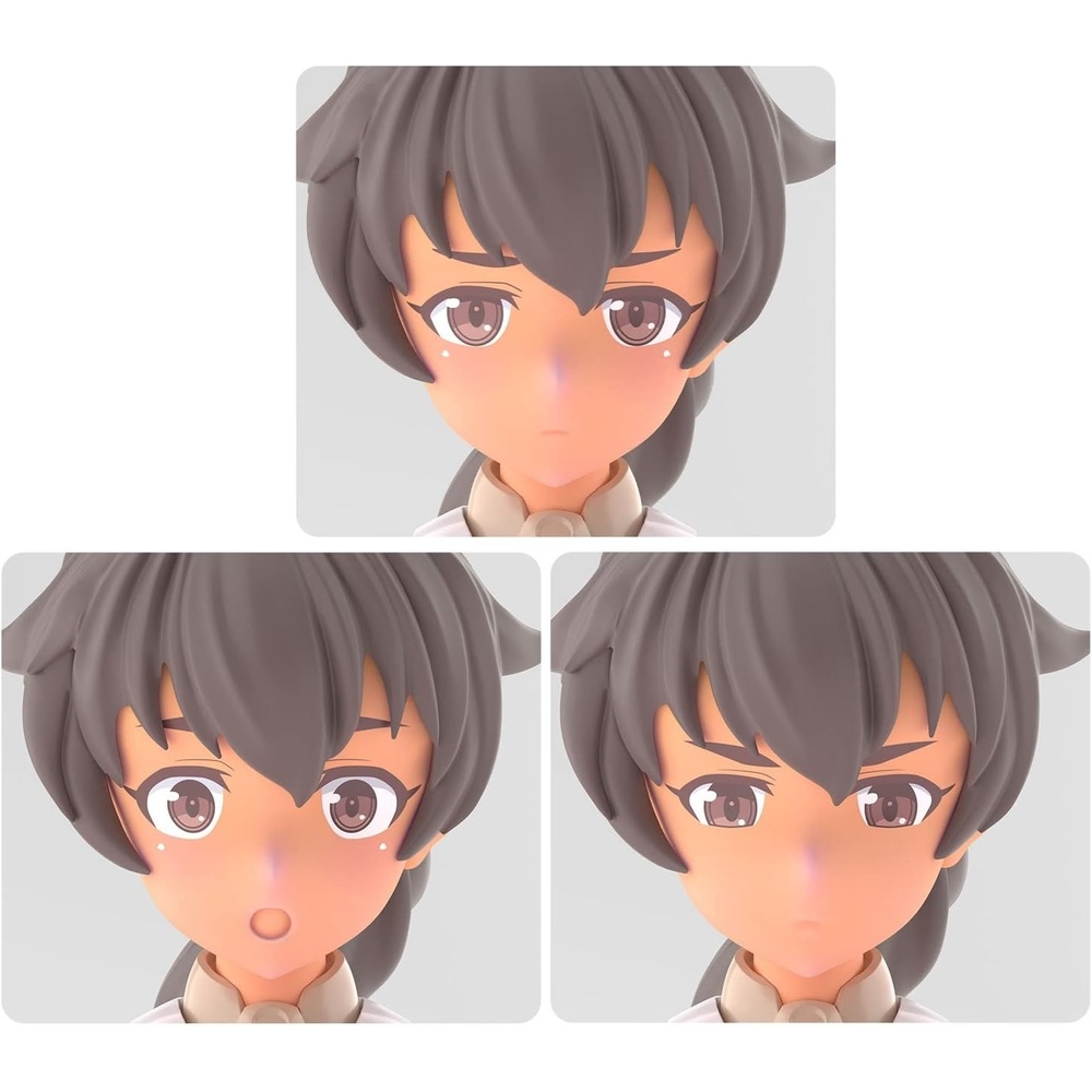 Bandai Hobby – 30 Minute Sisters – Option Face Parts Facial Expression Set 6 [Color C] 30 MS Model Kit