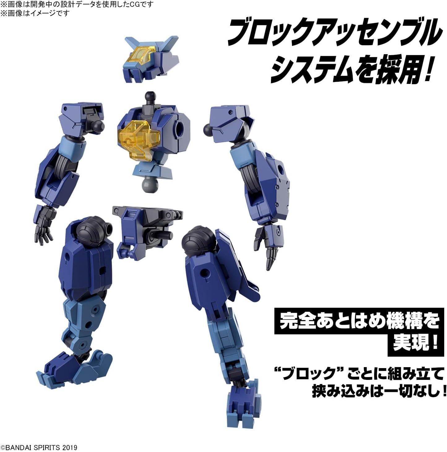 Bandai Hobby – 30 Minute Missions – #58 eEXM-S03H Forestieri 03, Bandai Spirits 30 MM 1/144 Model Kit