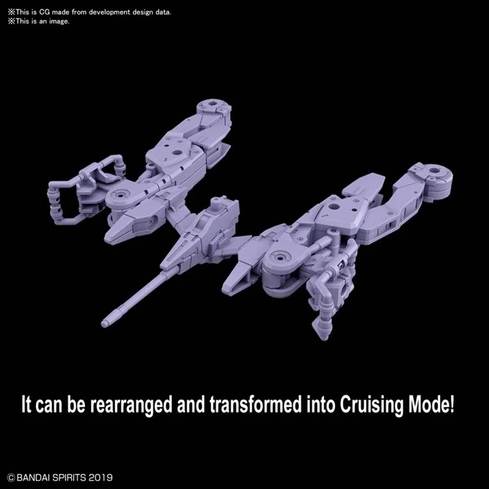 Bandai Hobby – 30 Minute Missions – #07 Space Craft (Purple), Bandai Spirits 30MM 1/144 Extended Armament Vehicle Model Kit