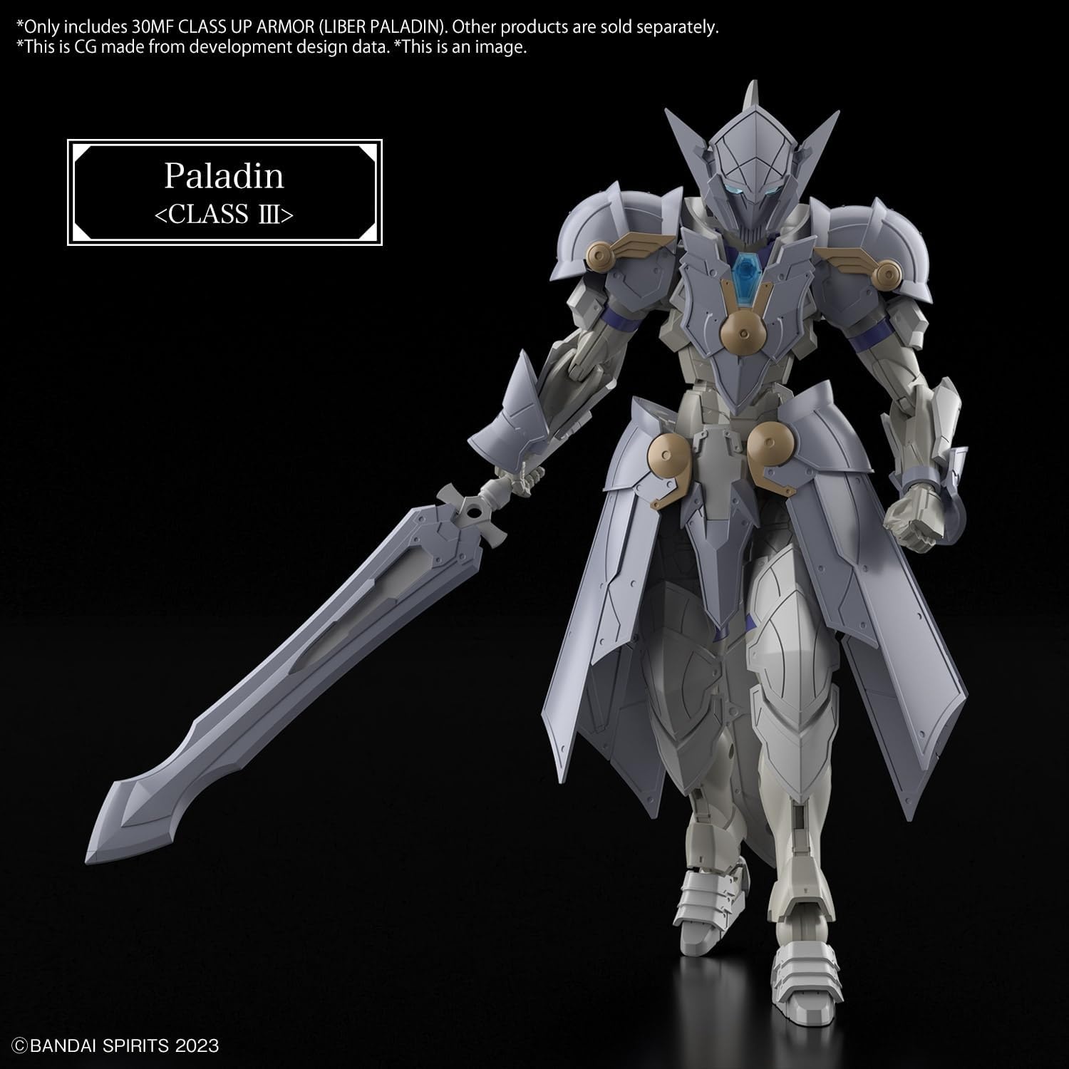Bandai Hobby – 30 Minute Fantasy – #02 Class Up Armor (Liber Paladin) 30 MF Model Kit