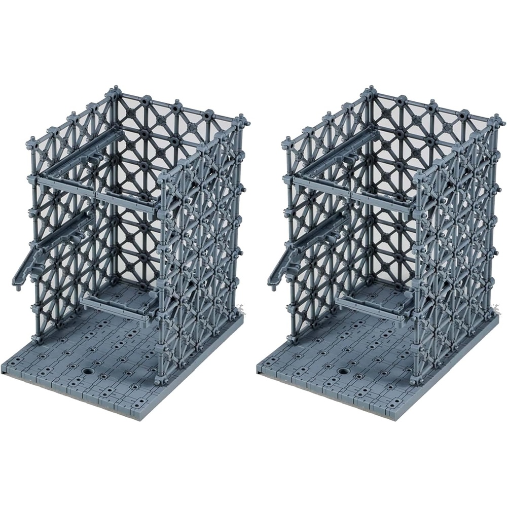 Bandai Hobby – 30 Minute Missions – #07 Customize Scene Base (Truss Base Ver.), Bandai Spirits 30MM Customize Scene Base(Small (Pack of 2))