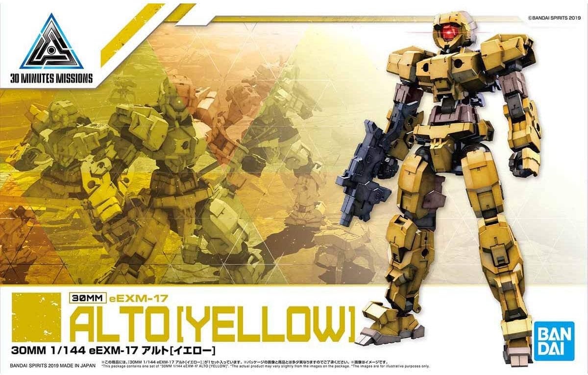Bandai Spirits Hobby #02 Eexm-17 Alto Yellow 30 Min Mission, (BAS5057779)