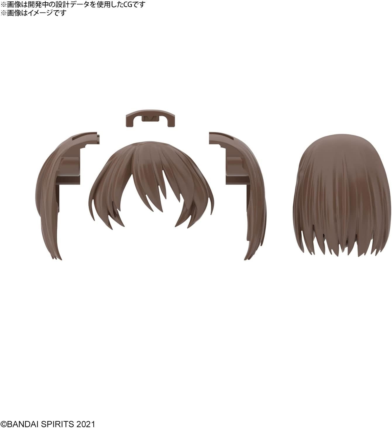 Bandai Hobby – 30 Minute Sisters – Option Hair Style Parts vol. 6 All 4 Types 30 MS Model Kit