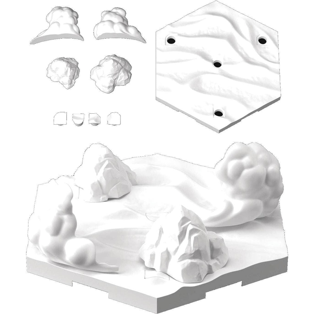 Bandai Hobby – 30 Minute Missions – #03 Customize Scene Base (Snowfield Ver.) 30 MM 1/144 Model Kit