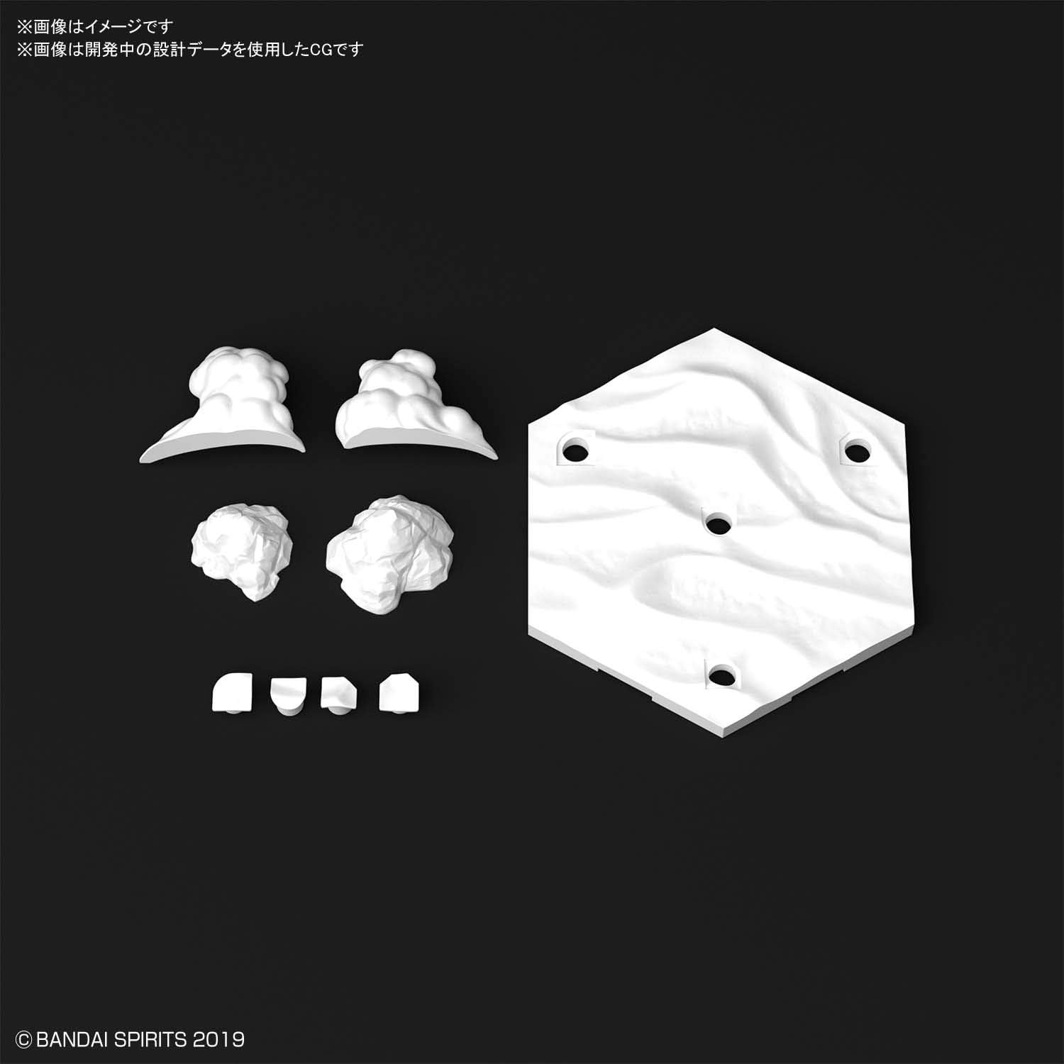 Bandai Hobby – 30 Minute Missions – #03 Customize Scene Base (Snowfield Ver.) 30 MM 1/144 Model Kit