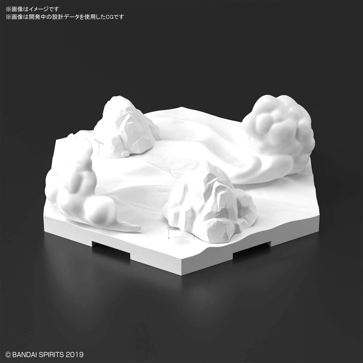 Bandai Hobby – 30 Minute Missions – #03 Customize Scene Base (Snowfield Ver.) 30 MM 1/144 Model Kit