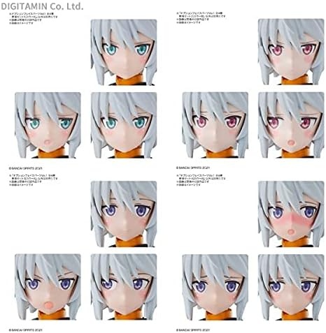 Bandai Hobby – 30 Minute Sisters – Option Face Parts 4 Types Vol 1, Bandai Spirits 30MS Accessory