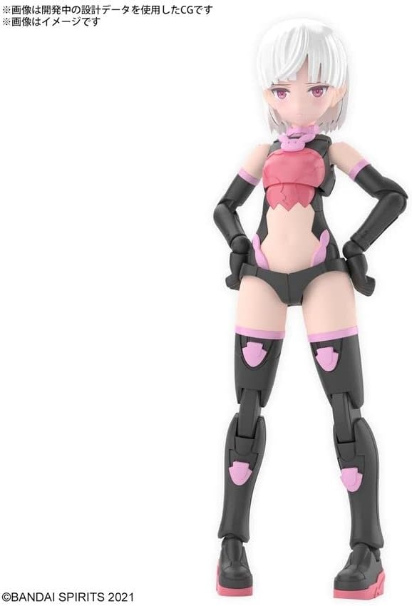 Bandai Hobby – 30 Minute Sisters – #7 SIS-T00 Laranel [Color B], Bandai Spirits 30 MS Model Kit