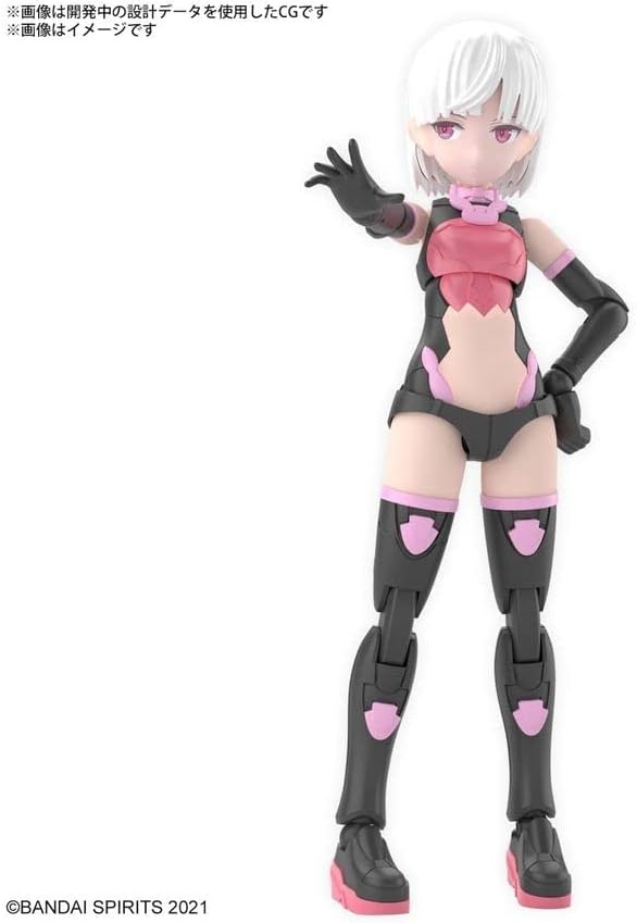 Bandai Hobby – 30 Minute Sisters – #7 SIS-T00 Laranel [Color B], Bandai Spirits 30 MS Model Kit