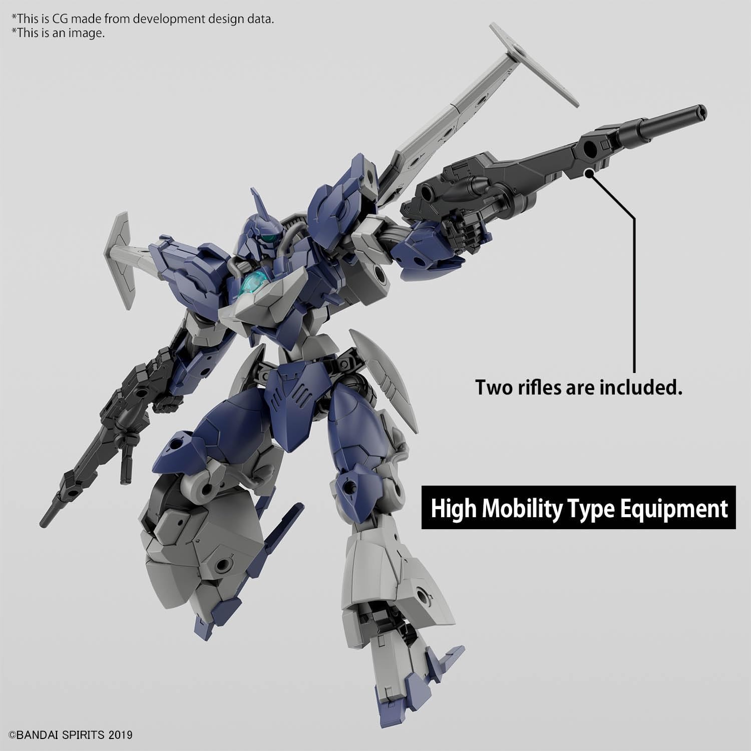 Bandai Hobby – 30 Minute Missions – #64 bEXM-21 Verdenova (Navy), Bandai Spirits 30 MM Model Kit(Verdenova [Navy])