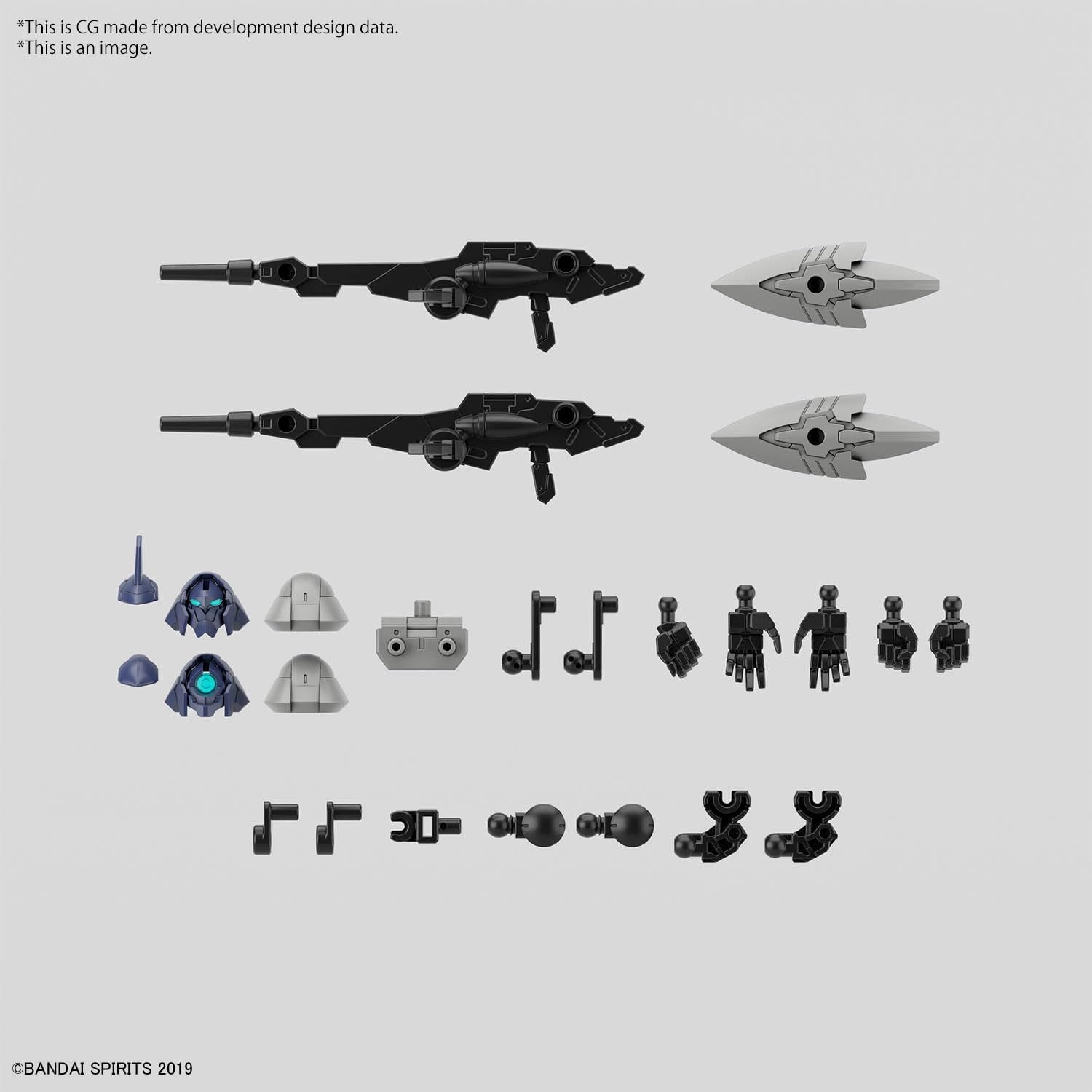 Bandai Hobby – 30 Minute Missions – #64 bEXM-21 Verdenova (Navy), Bandai Spirits 30 MM Model Kit(Verdenova [Navy])