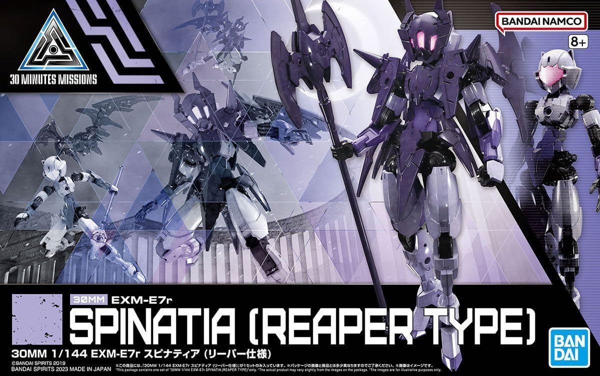 Bandai Hobby – 30 Minute Missions – #49 EXM-E7r Spinata (Reaper Type) 30 MM 1/144 Model Kit