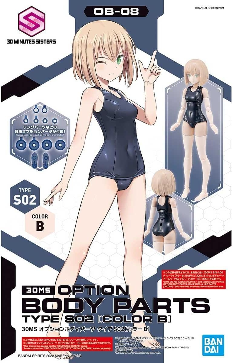 Bandai Hobby – 30 Minute Sisters – #08 Option Body Parts Type S02 [Color B], Bandai Spirits 30 MS Model Kit