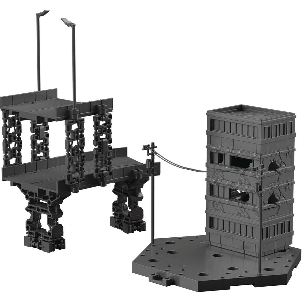 Bandai Hobby – 30 Minute Missions – #06 Customize Scene Base (City Area Version), Bandai Spirits 30MM 1/144 Model Kit