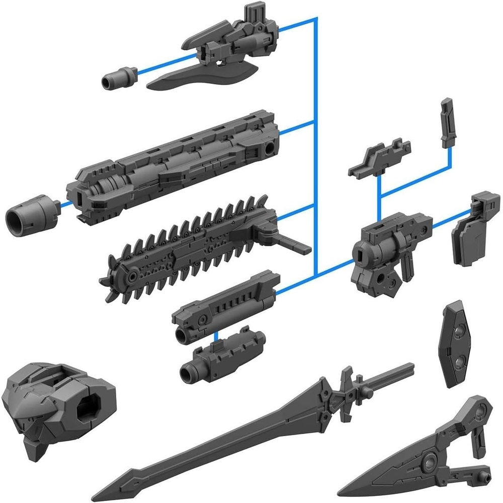 Bandai Hobby – 30 Minute Missions – #07 Option Weapon 1 for Rabiot, Bandai Spirits 30 MM Option Weapon Model Kit