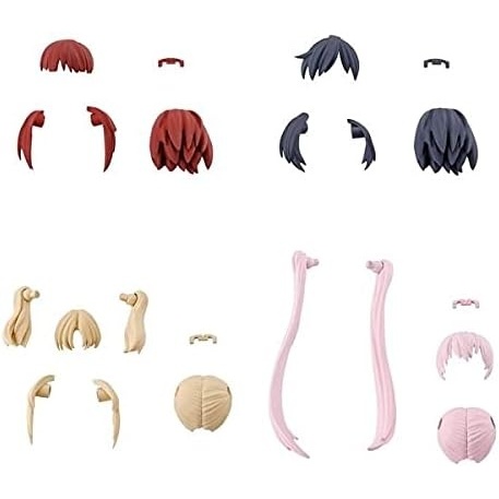 Bandai Hobby – 30 Minute Sisters – Option Hair Styles Types Vol 1, Bandai Spirits 30MS Accessory