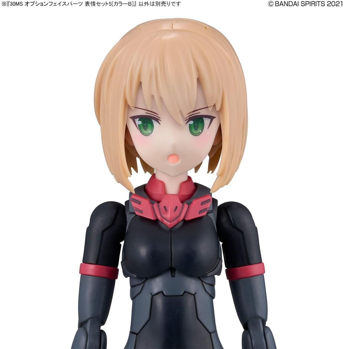 Bandai Hobby – 30 Minute Sisters – Option Face Parts Facial Expression Set 5 [Color B] 30 MS Model Kit