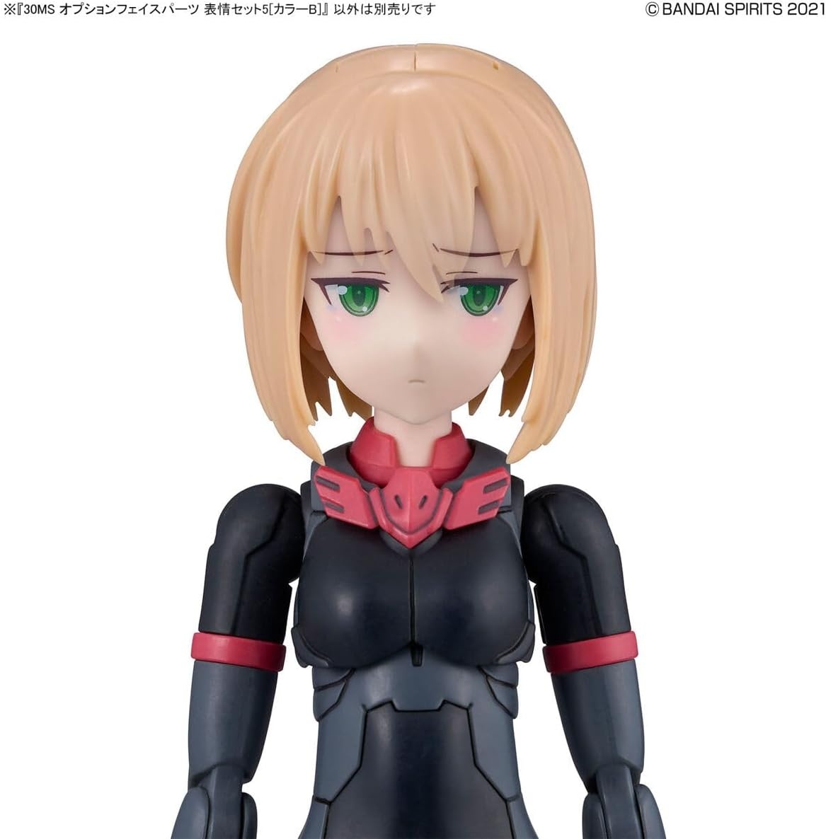 Bandai Hobby – 30 Minute Sisters – Option Face Parts Facial Expression Set 5 [Color B] 30 MS Model Kit