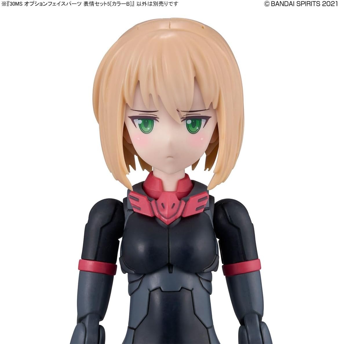 Bandai Hobby – 30 Minute Sisters – Option Face Parts Facial Expression Set 5 [Color B] 30 MS Model Kit