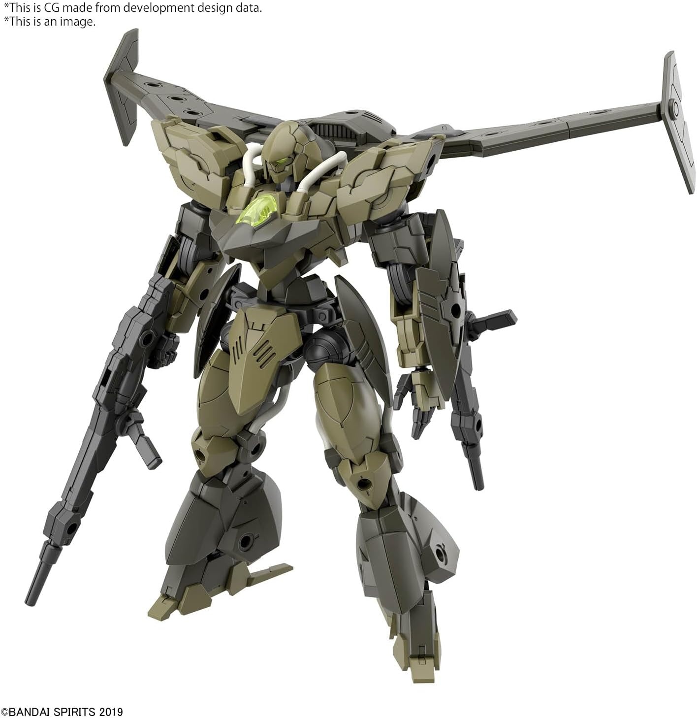 Bandai Hobby – 30 Minute Missions – #64 bEXM-21 Verdenova (Navy), Bandai Spirits 30 MM Model Kit(Verdenova [Green])