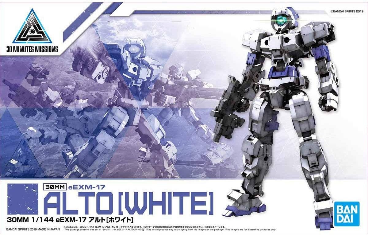 Bandai Spirits Hobby #01 Eexm-17 Alto White 30 Min Mission