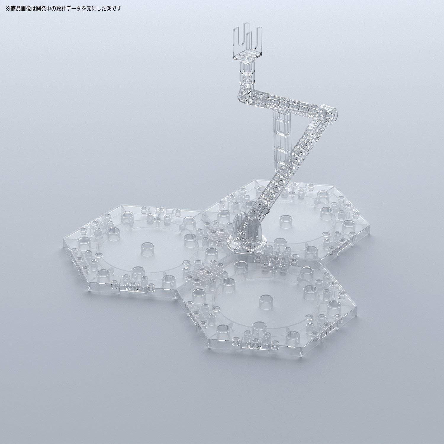 Bandai Hobby – Action Base – Clear Action Base 4 (1/100) Multi