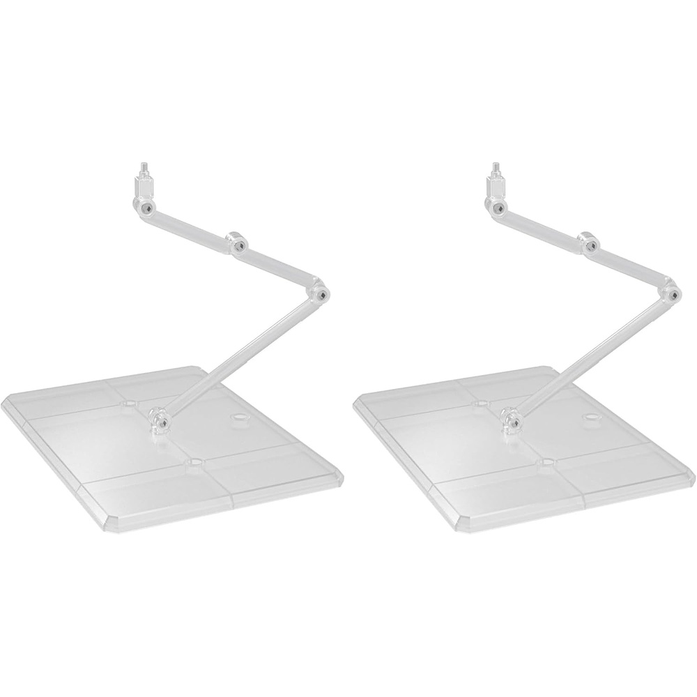 Bandai Hobby – Accessory – Action Base 8 [Clear Color], Model Kit(Small (Pack of 2))