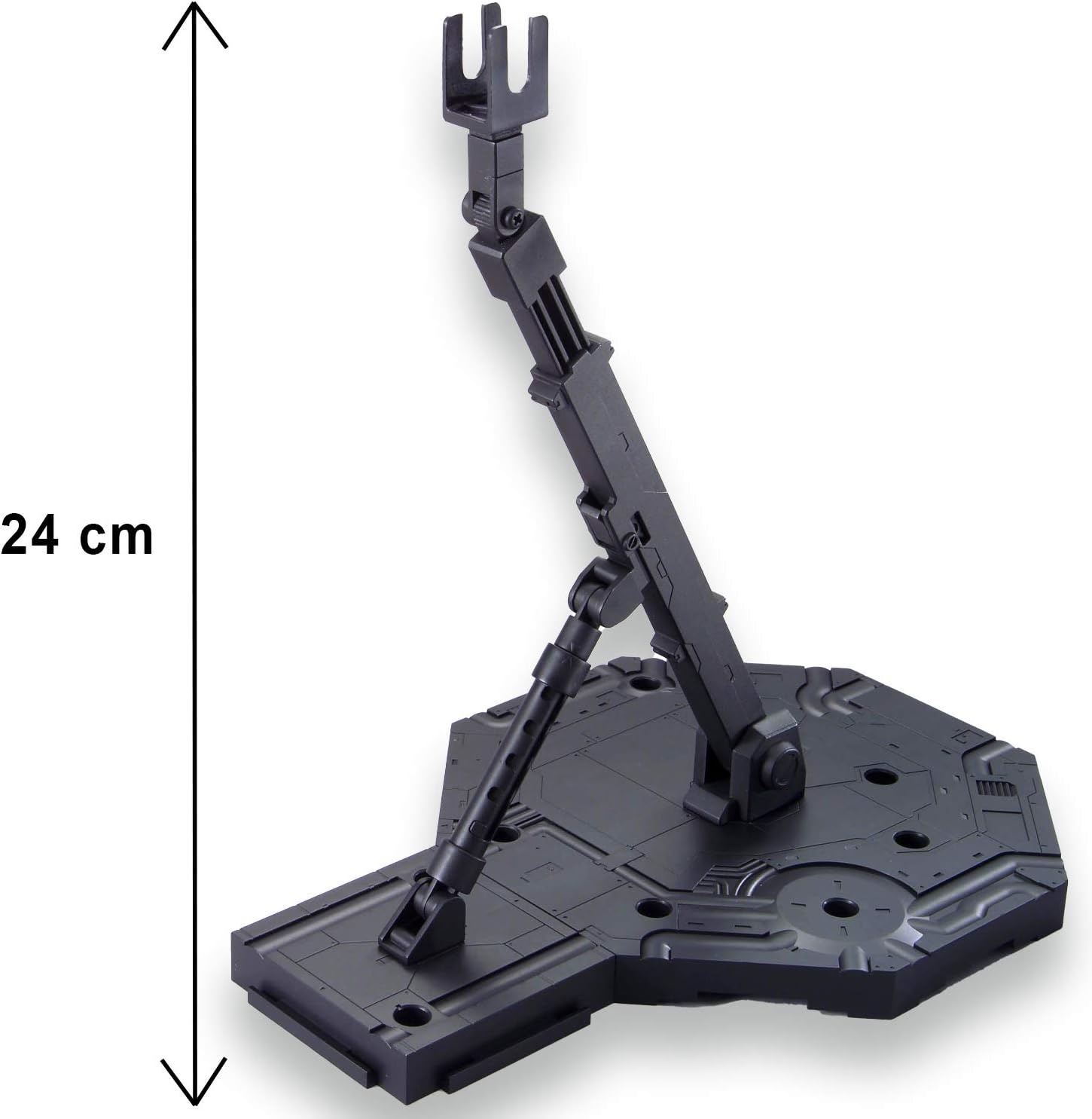 Bandai Hobby Action Base 1 Display Stand (1/100 Scale), Black (BAN148215)