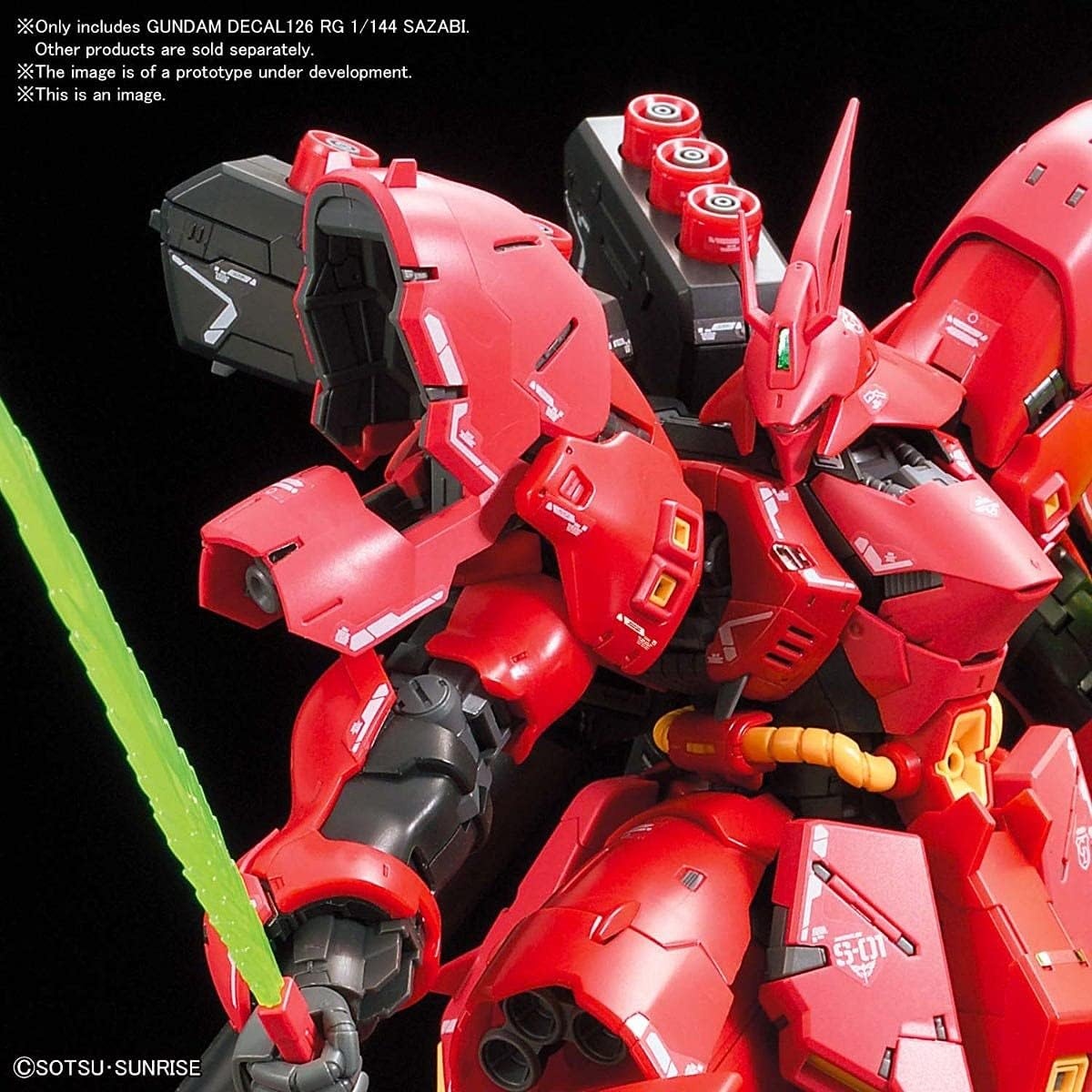 Bandai Hobby – 30 Minute Missions – Water Decals, Bandai Spirits Water-Slide Decals(Char’s Counterattack Rg Sazabi)