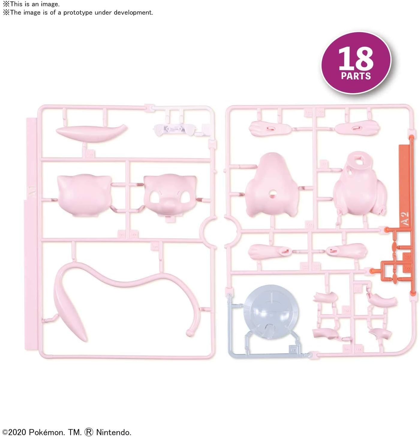 Bandai Hobby – Pokémon – 01 Magikarp, Bandai Spirits Pokémon Big Model Kit(Mew)