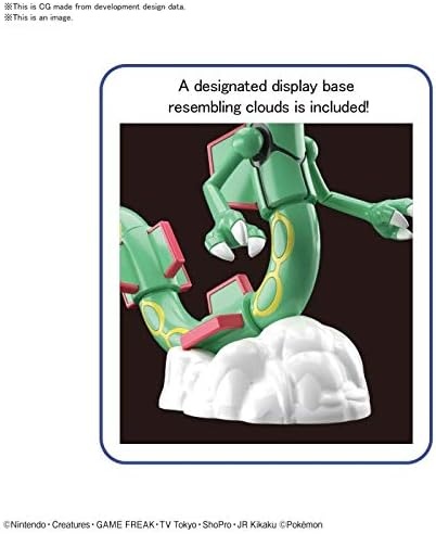 Bandai Hobby – Pokémon – Zekrom, Bandai Spirits Pokémon Model Kit(Rayquaza)