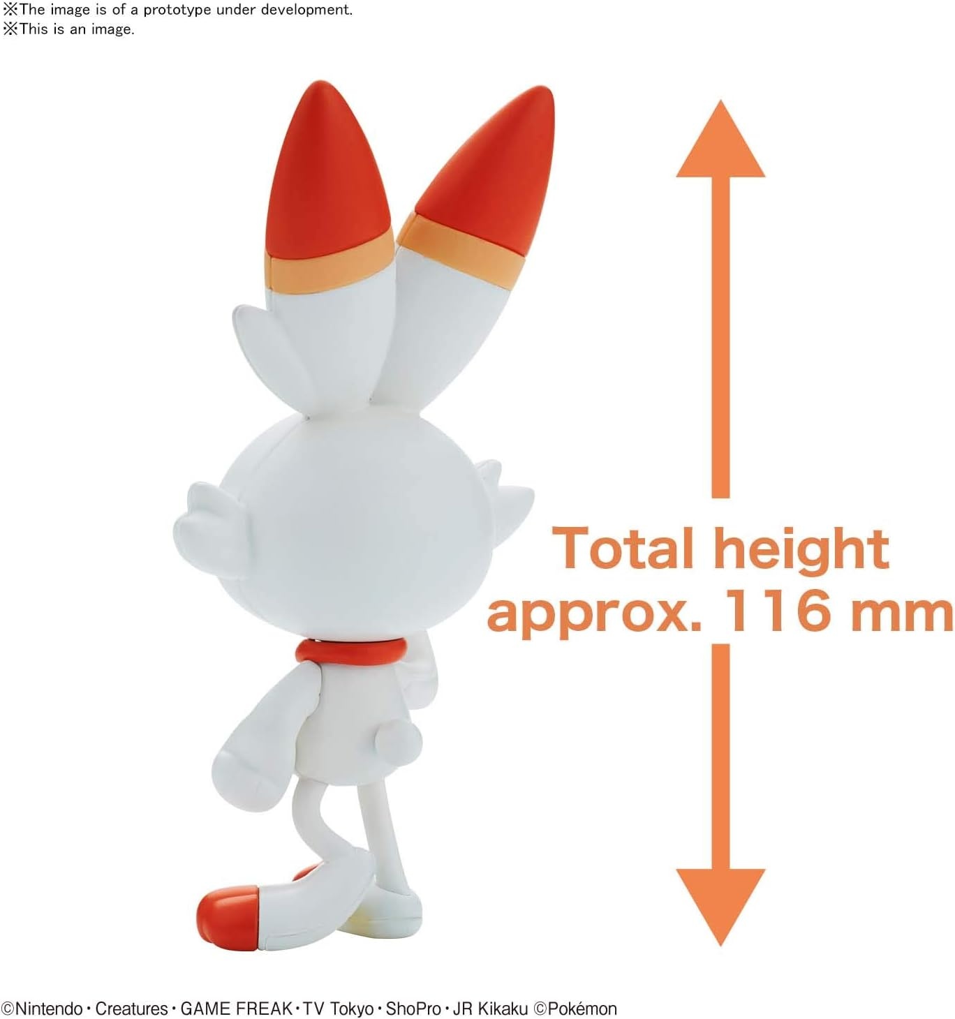 Bandai Hobby – Pokémon – 01 Magikarp, Bandai Spirits Pokémon Big Model Kit(Scorbunny)
