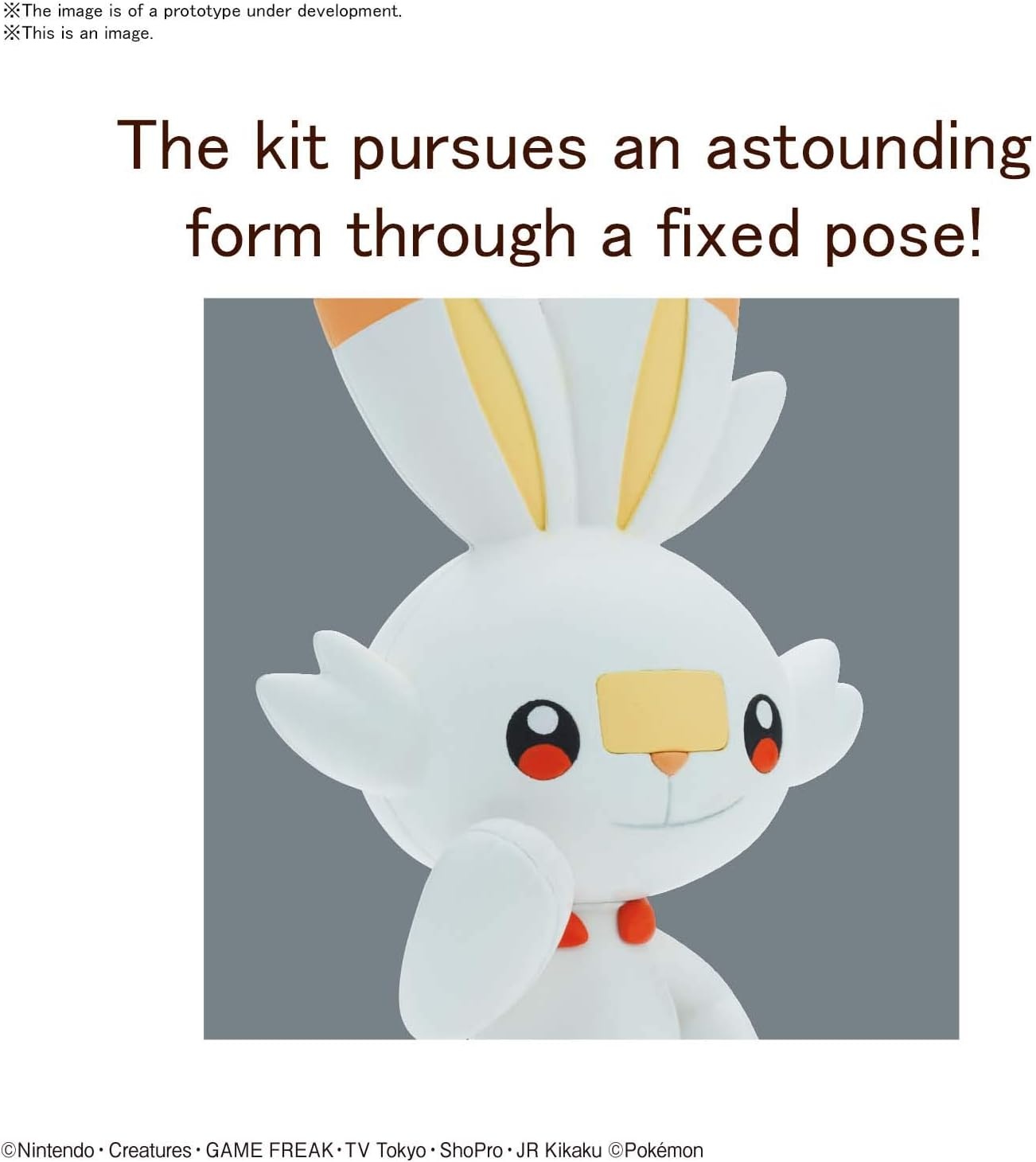 Bandai Hobby – Pokémon – 01 Magikarp, Bandai Spirits Pokémon Big Model Kit(Scorbunny)