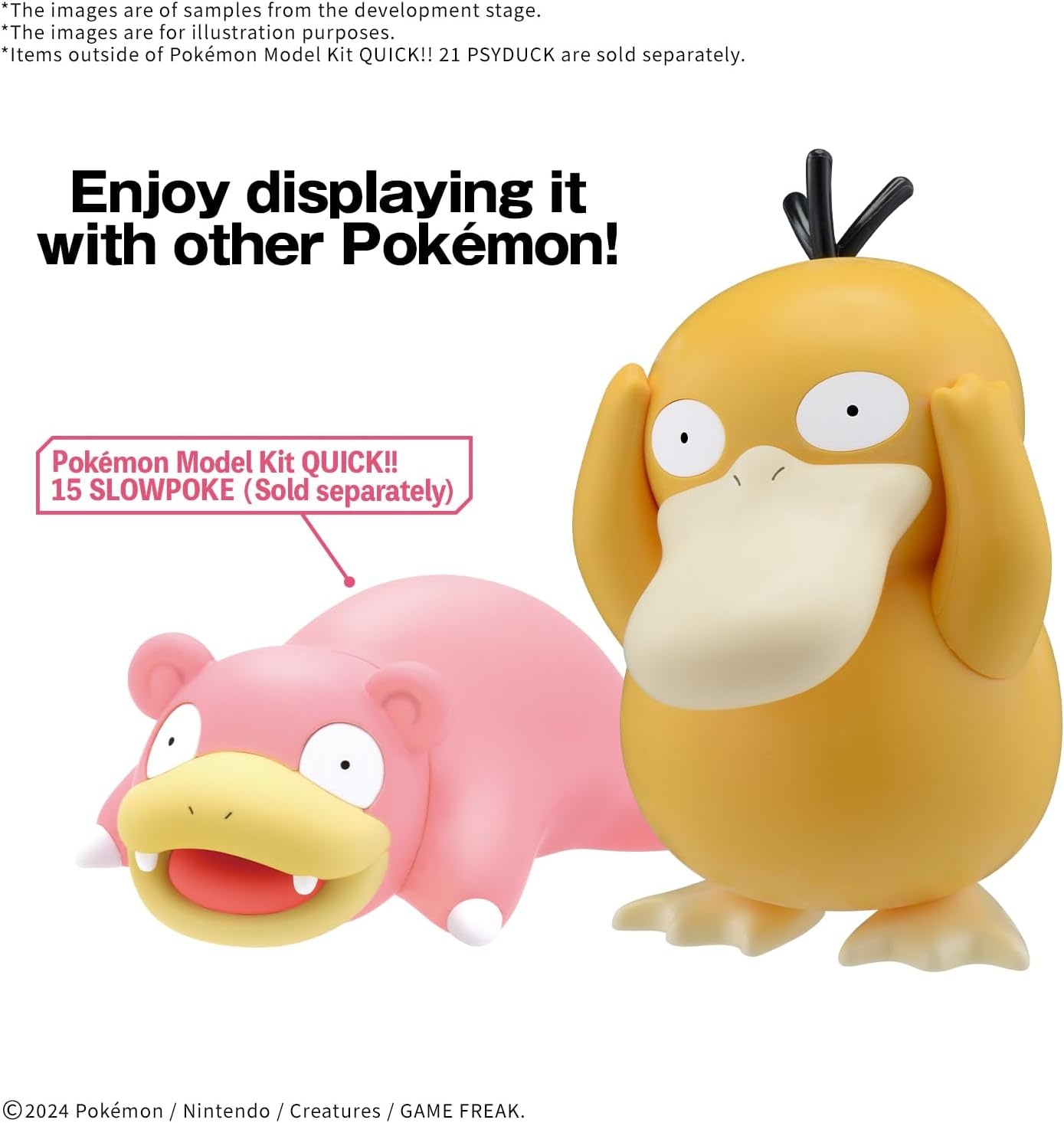 BANDAI Hobby – Pokémon – #21 Psyduck Pokémon Quick   Model Kit
