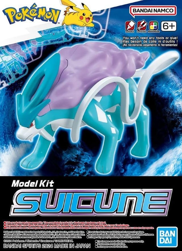 BANDAI Hobby – Pokémon – Suicune, Spirits Pokémon Model Kit