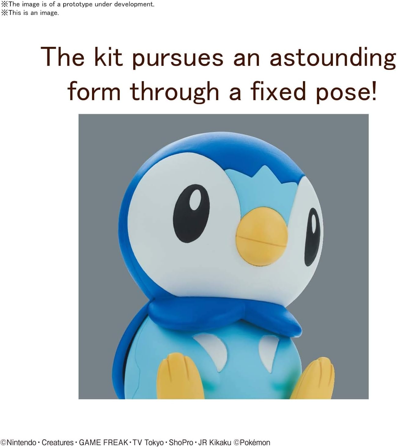 Bandai Hobby – Pokémon – 01 Magikarp, Bandai Spirits Pokémon Big Model Kit(Piplup)