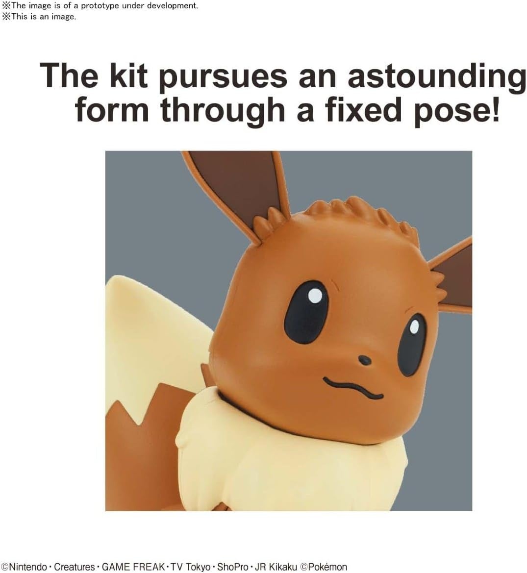 Bandai Hobby – Pokémon – Zekrom, Bandai Spirits Pokémon Model Kit(Eevee)