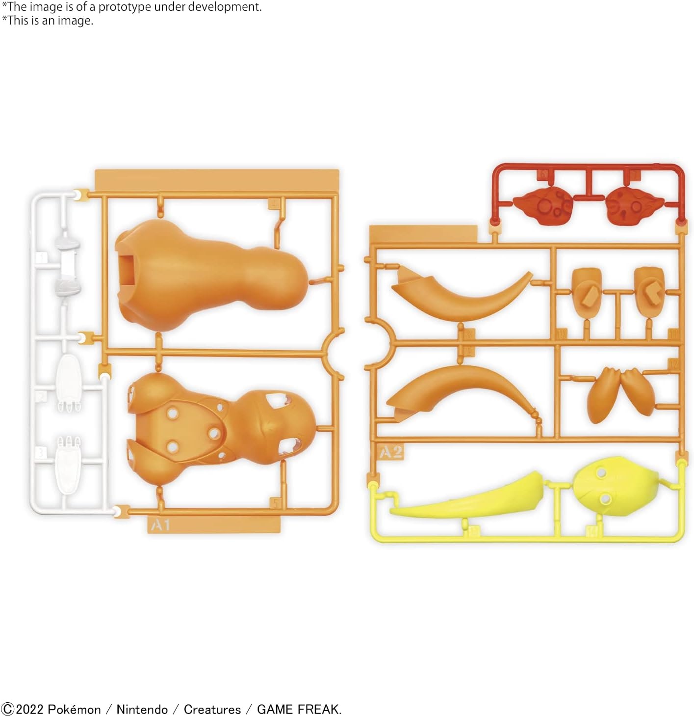 BANDAI Hobby – Pokémon – #11 Charmander Pokémon Quick  Model Kit