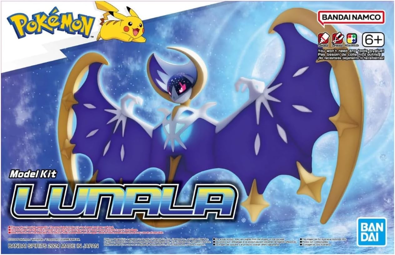 BANDAI Hobby – Pokémon – Lunala, Spirits Pokémon Model Kit