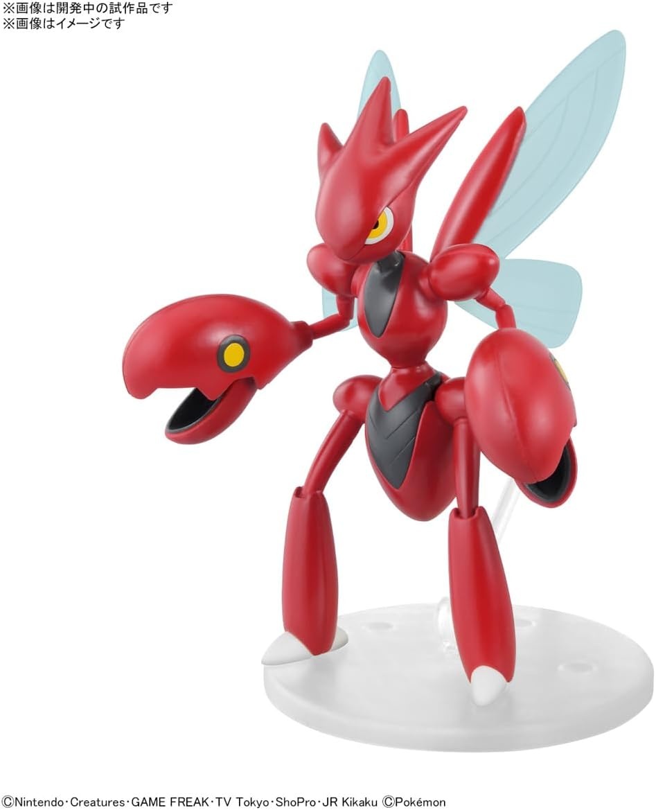 BANDAI Hobby – Pokémon – #55 Scizor Pokémon Model Kit