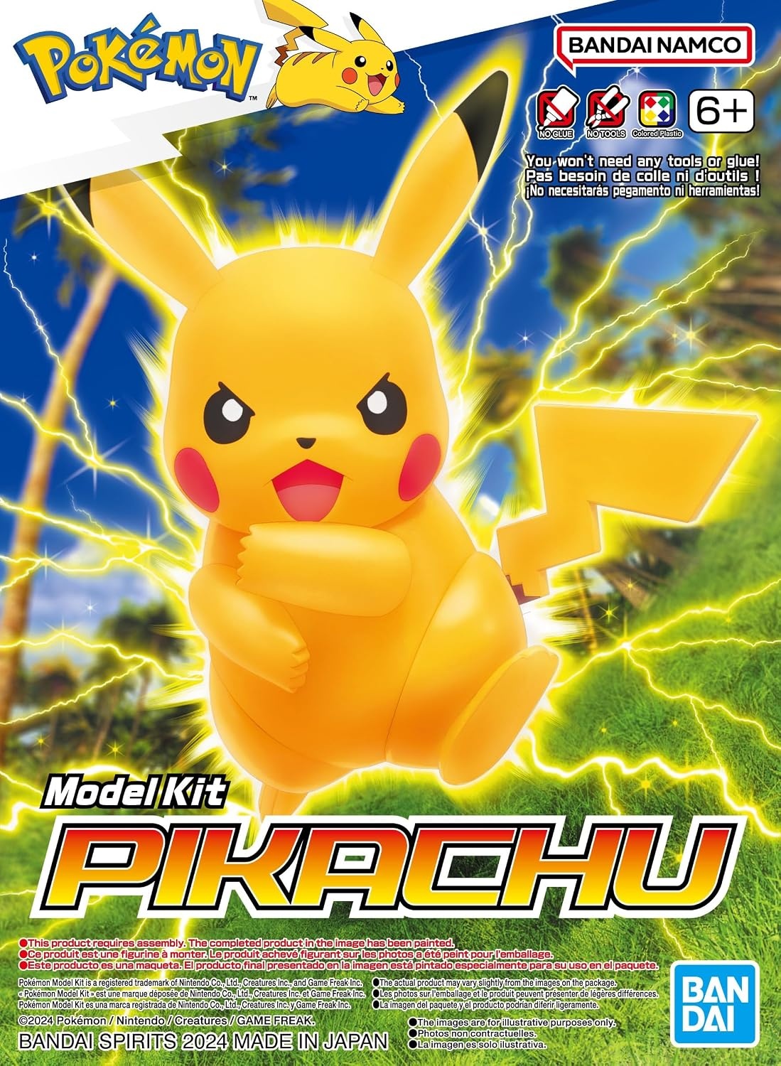 BANDAI Hobby – Pokémon – Pikachu Pokémon Model Kit