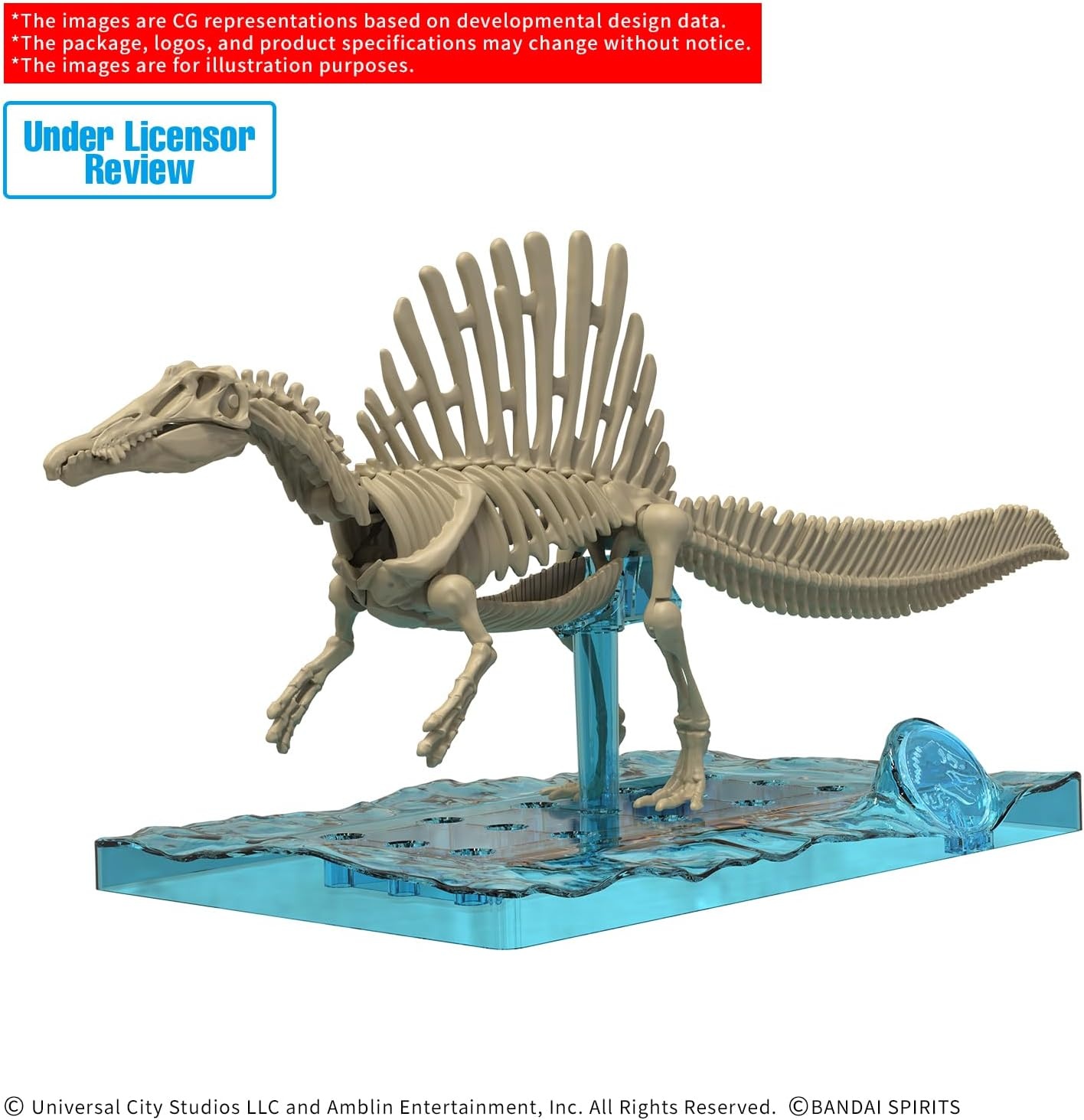 BANDAI Hobby – Jurassic World – Spinosaurus – Jurassic Collaboration Plannosaurus Dinosaur Model Kit