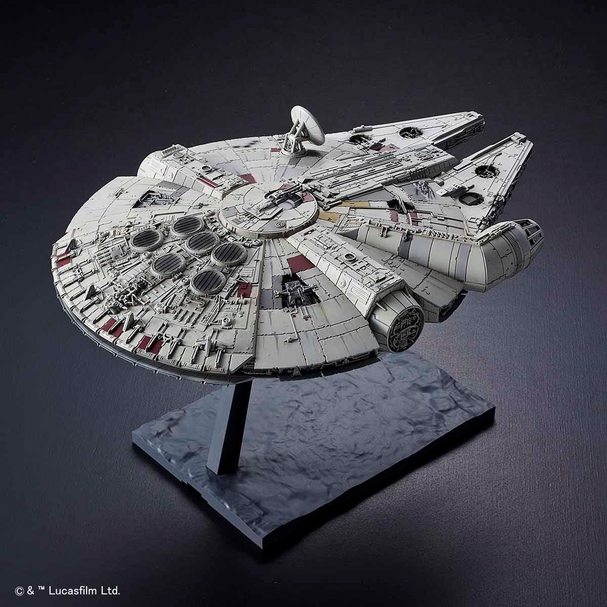 Bandai Hobby – Star Wars – Millenniuim Falcon (Rise of Skywalker Ver), Bandai Spirits 1/144 Model Kit