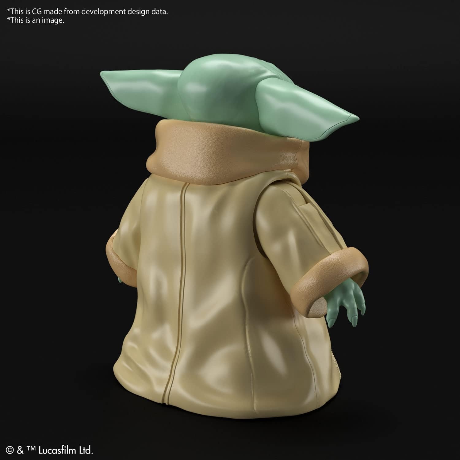 BANDAI Hobby – The Mandalorian – Grogu, Spirits Star Wars Character 1/4 Plastic Model Kit
