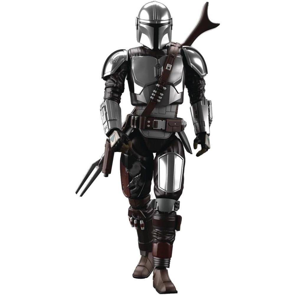 Bandai Hobby – The Mandalorian – The Mandalorian Beskar Armor (Silver Coating Ver.), Bandai Spirits Star Wars 1/12 Model Kit
