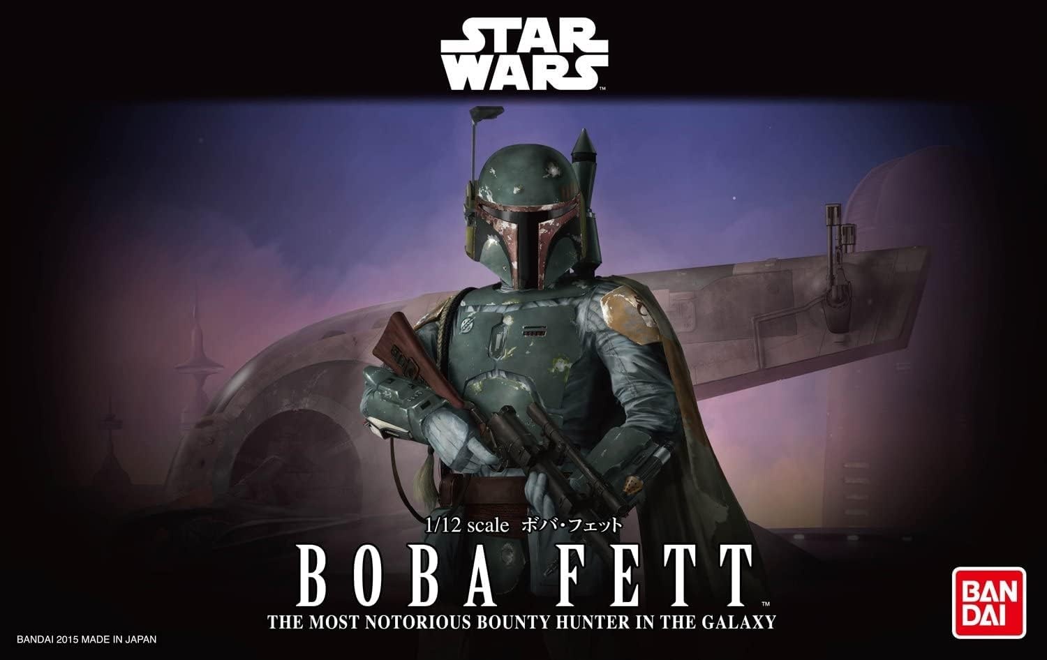 BANDAI Hobby – Star Wars – Boba Fett, Spirits Hobby 1/12 Plastic Model Kit (10941)