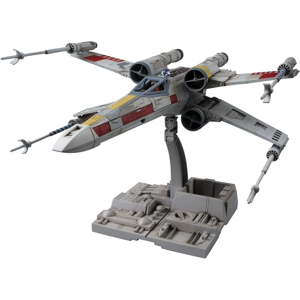 STAR WARS Bandai Hobby Star Wars 1/72 X-Wing Star Fighter Building Kit, Multi, 8″ (BAN191406)