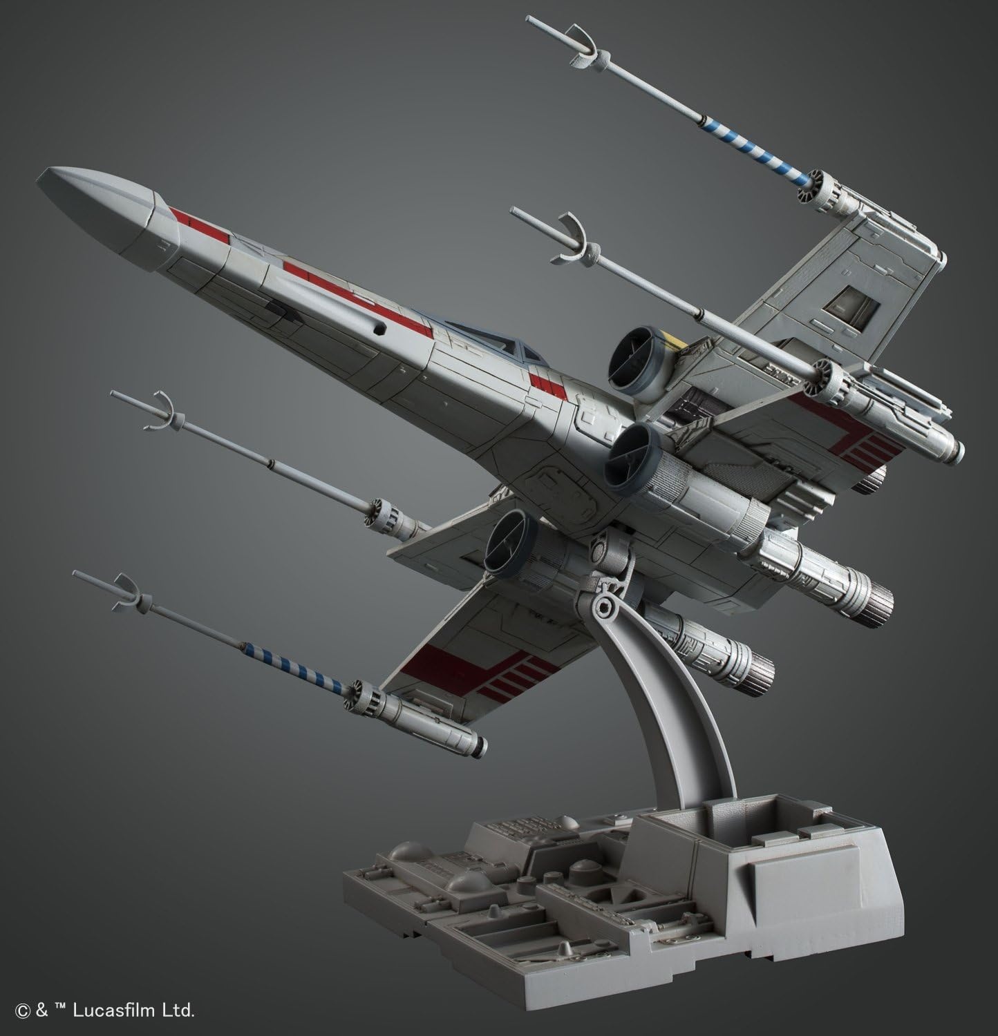 STAR WARS Bandai Hobby Star Wars 1/72 X-Wing Star Fighter Building Kit, Multi, 8″ (BAN191406)