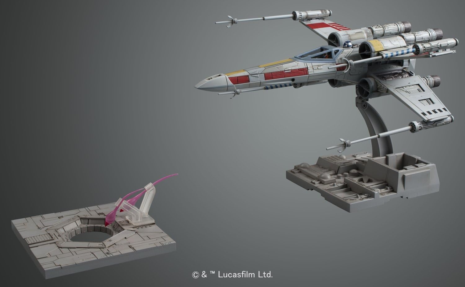 STAR WARS Bandai Hobby Star Wars 1/72 X-Wing Star Fighter Building Kit, Multi, 8″ (BAN191406)